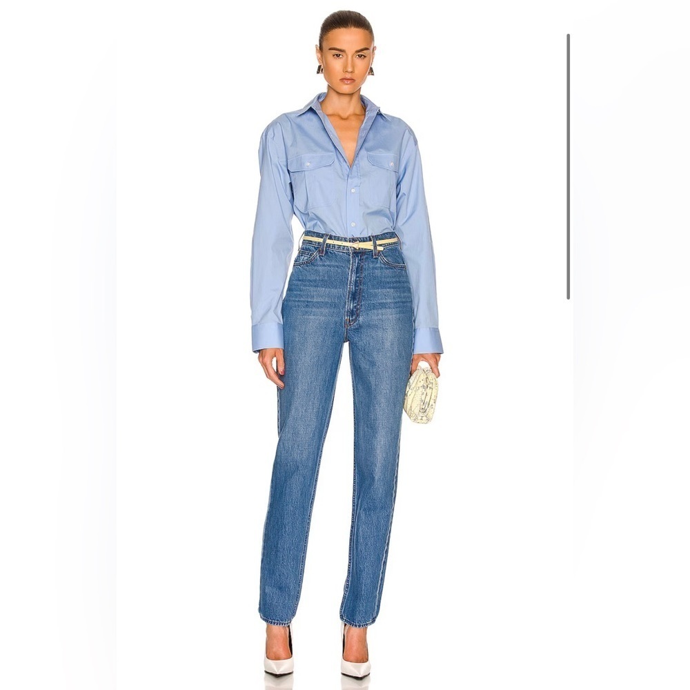 MOTHER SNACKS! High Waisted Twizzy Skimp Jeans